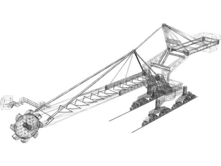 Reclaimer Stacker 3D Model preview