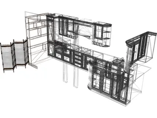 Kitchen 3D Model preview