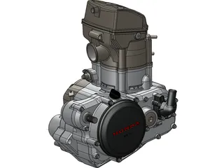 Honda CRF250X Engine 3D Model preview