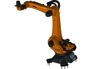 Kuka KR180R3200PA Robot 3D Model preview