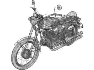 Java 350 3D Model preview