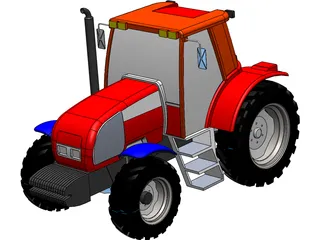 New Holland Tractor 3D Model preview