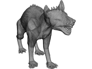 Chupacabra 3D Model preview