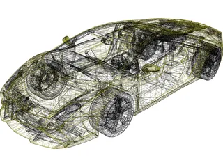 Lamborghini Gallardo LP560-4 (2013) 3D Model preview