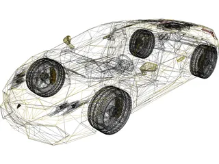 Lamborghini Huracan LP610-4 (2015) 3D Model preview