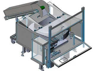Vibratory Bowl Feeders 3D Model preview