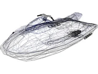 Personal Watercraft 3D Model preview