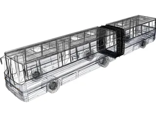 Ikarus 280 Gelekbus 3D Model preview