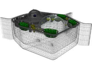 Plant Cell 3D Model preview