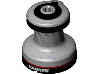 Winch Harken 20STA 3D Model preview