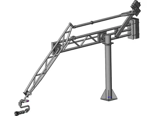 Marine Loading Arm 3D Model preview