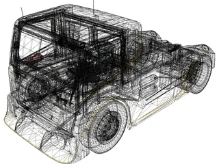 Mercedes-Benz ABF Mannheim-Baden 3D Model preview
