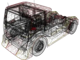 Mercedes-Benz ABF Racing Team 3D Model preview