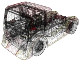 Mercedes-Benz ABF Racing Team 3D Model preview