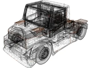 Mercedes-Benz Boessio Competicoes 3D Model preview