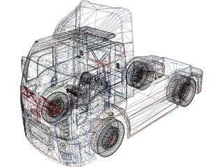 Formula Truck 2013 PaceCar 3D Model preview