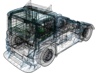 Scania G470 Muffatao Racing 3D Model preview