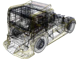 Volkswagen Constellation RM Competicoes 3D Model preview