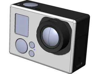 GoPro Camera 3D Model preview