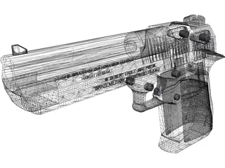 Desert Eagle 3D Model preview