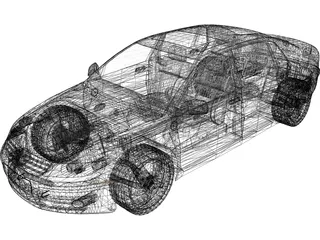 Volkswagen Phaeton W12 3D Model preview