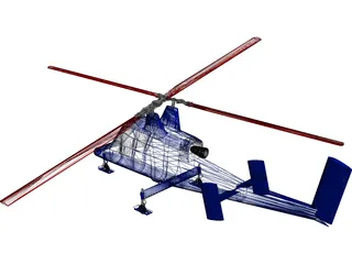 Kaman K-MAX K-1200 3D Model preview