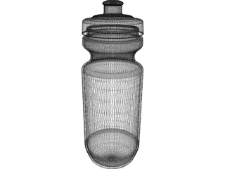 Water Bottle 3D Model preview