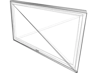 Philips LED TV 42 inch (2013) 3D Model preview