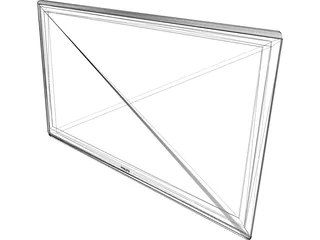 Philips LED TV 50 inch (2013) 3D Model preview