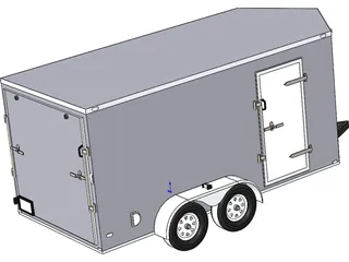 Light Trailer 3D Model preview