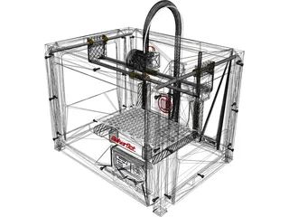 3D Printer 3D Model preview