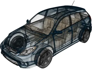Toyota Matrix 3D Model preview