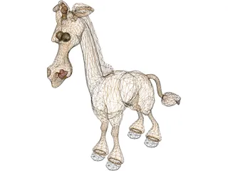 Giraffe 3D Model preview