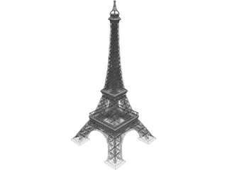 Eiffel Tower 3D Model preview