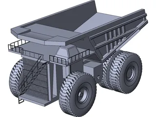 Caterpillar 797B Mining Haul Truck 3D Model preview