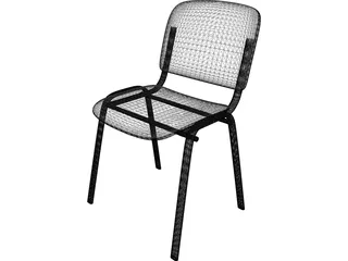 Office Chair 3D Model preview