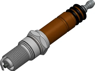 Bosch Spark Plug 3D Model preview