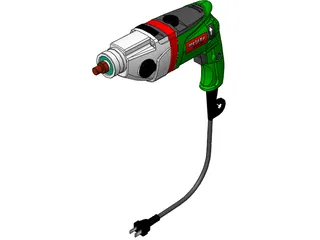 Power Drill Metabo SBE 1010 Plus 3D Model preview