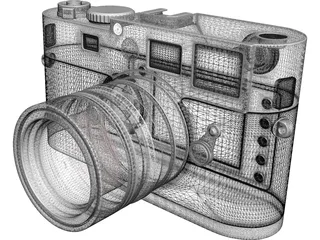 Leica M8 Digital Camera 3D Model preview