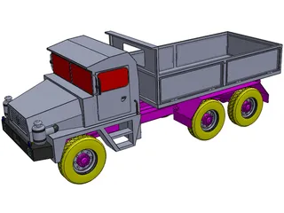Dumper Truck 3D Model preview