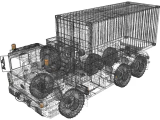 Raba H25 Container 3D Model preview