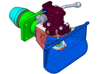 Rockinger ROE500A Automatic Towing Hitch 3D Model preview