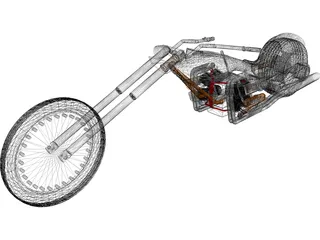 Chopper 3D Model preview