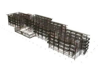 Hotel Smolyan Bulgaria 3D Model preview
