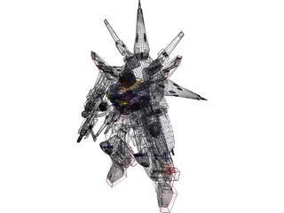 Gundam Providence ZGMF-X13A 3D Model preview