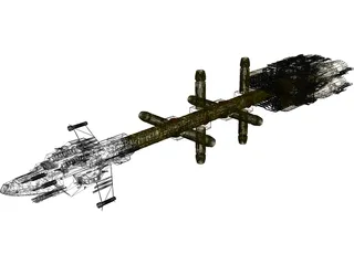Promethian Space Craft 3D Model preview