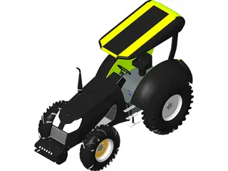 Tractor 3D Model preview
