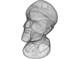 Colonel 3D Model preview
