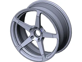 Wheel 19inch 3D Model preview