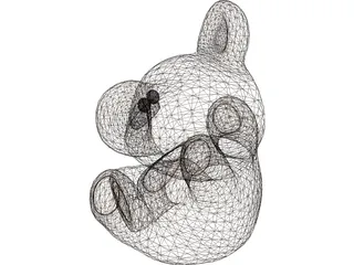 Teddy Bear 3D Model preview